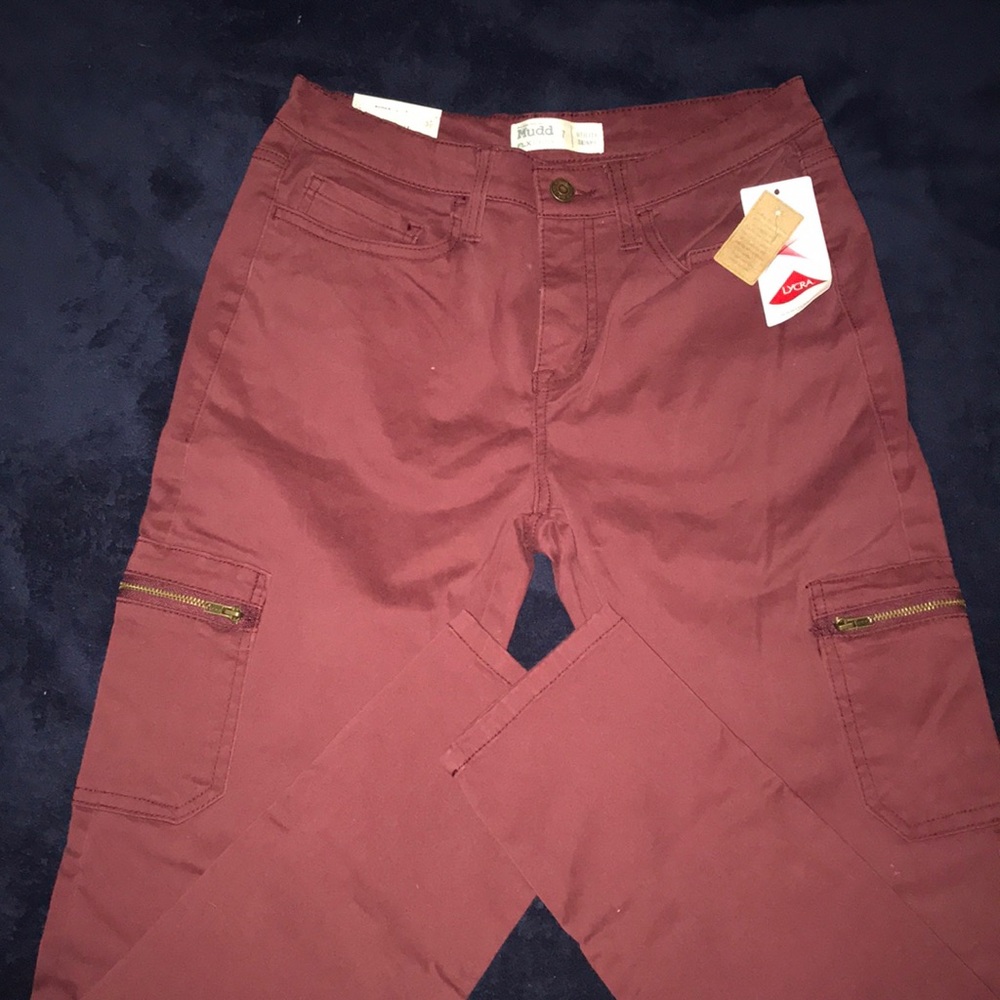 NWT MUDD utility skinny jeans